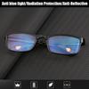 Vision Care Portable Ultralight Folding Reading Glasses Flat Mirror Eyewear Presbyopia Eyeglasses Anti-UV Blue Rays