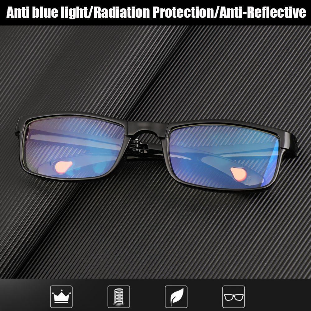 Vision Care Portable Ultralight Folding Reading Glasses Flat Mirror Eyewear Presbyopia Eyeglasses Anti-UV Blue Rays