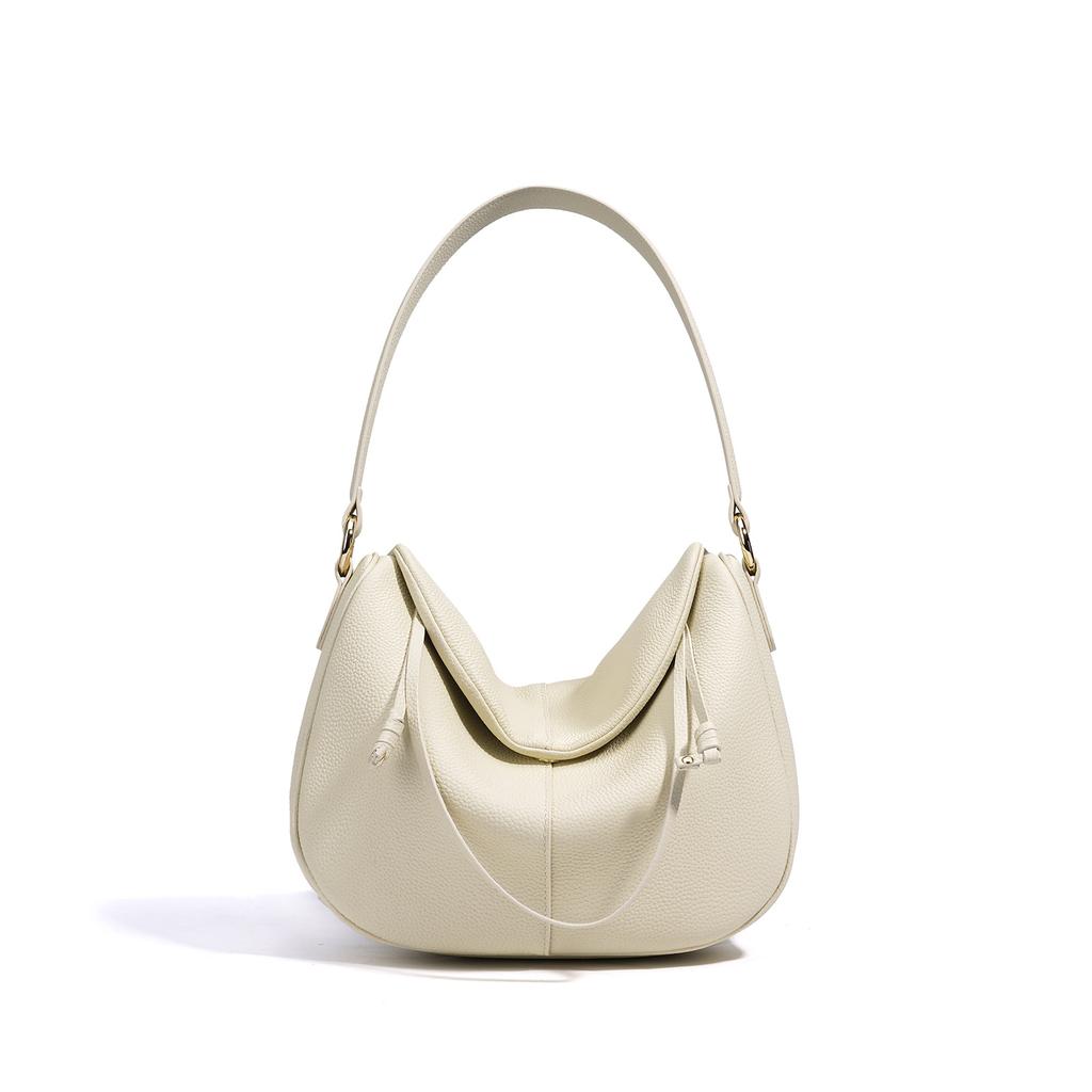 New Shoulder Bag Niche Design High-end Messenger Bag Versatile Simple Leather Women's Bag Casual Commuter