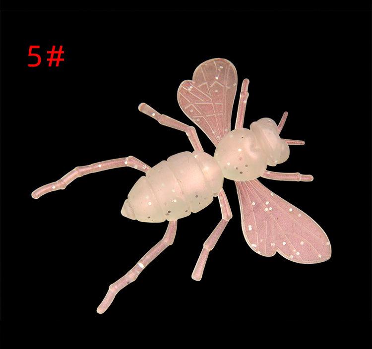 30-Piece Butterfly Bee Bionic Soft Lure Tackle Box Set