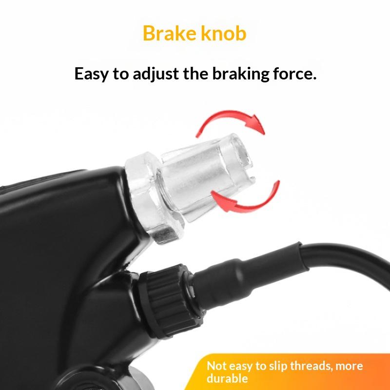 1/2Pcs E Bike Brake Levers Aluminium Alloy Left Right Hand Brake Power Failure Hand Brake Lever For Electric Bike Scoooter