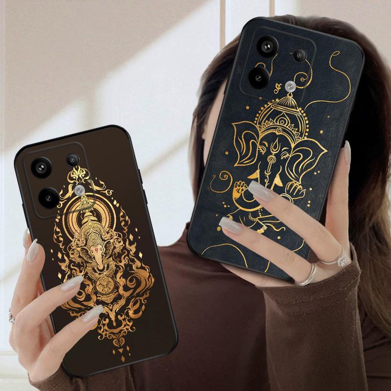 Cartoon Elephant For Redmi Note 10 11 Note12S 12 13 14 Pro Plus 5G 14S 4G 13ProPlus 9S 9 P ro 13C 14C silicone soft phone case