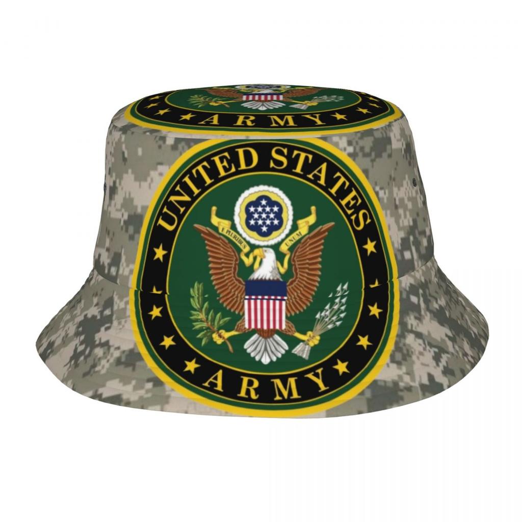 WW2 Camo Bucket Hat Women Unisex Unisex Trendy GerUnisexy Arm Military Camouflage Summer FisherUnisex Cap