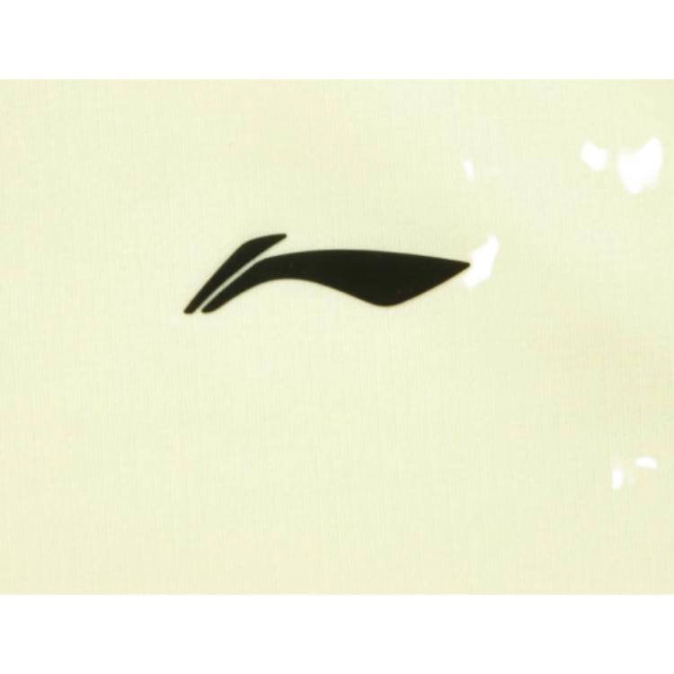 Li-Ning Simple Versatile Solid Color Sports Casual Short Sleeve T-Shirt Women Tops Yellow ATSV344-2