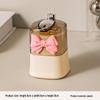 Elegant Pop-Up Toothpick Holder: Stylish Cream Design for Home or Luxury Restaurant Use.