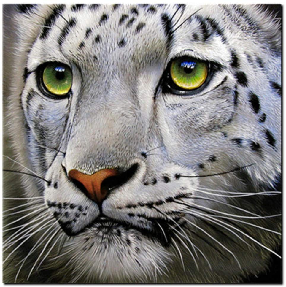 New 5D DIY Diamond Painting Tiger Diamond Embroidery Animal Cross Stitch Full Round Drill Crafts Home Decor Manual Gift