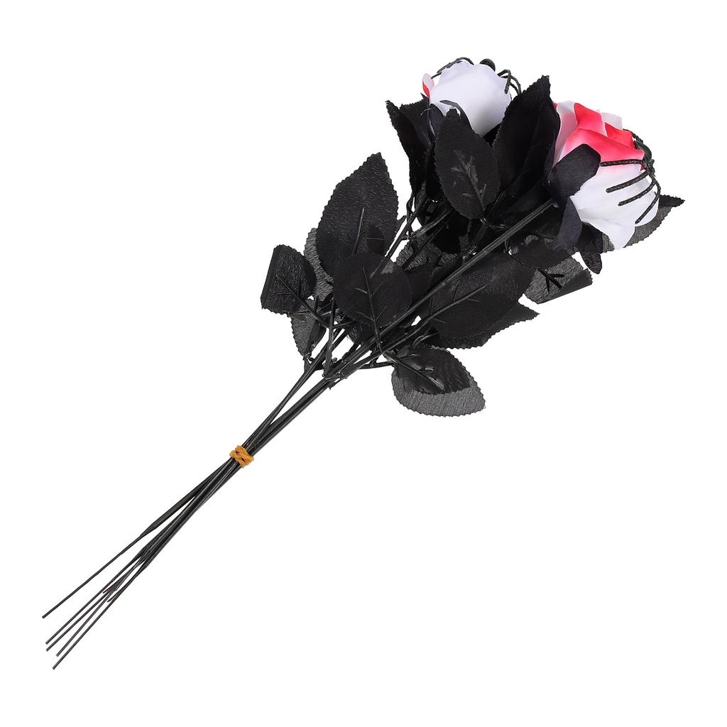 5 Pcs Artificial Flower Decoration Room Halloween Window Decorations Spiders Fake Flowers for Rose