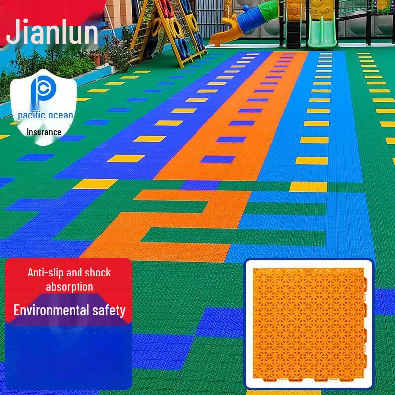 JEEANLEAN Outdoor Interlocking Sports Flooring Tiles