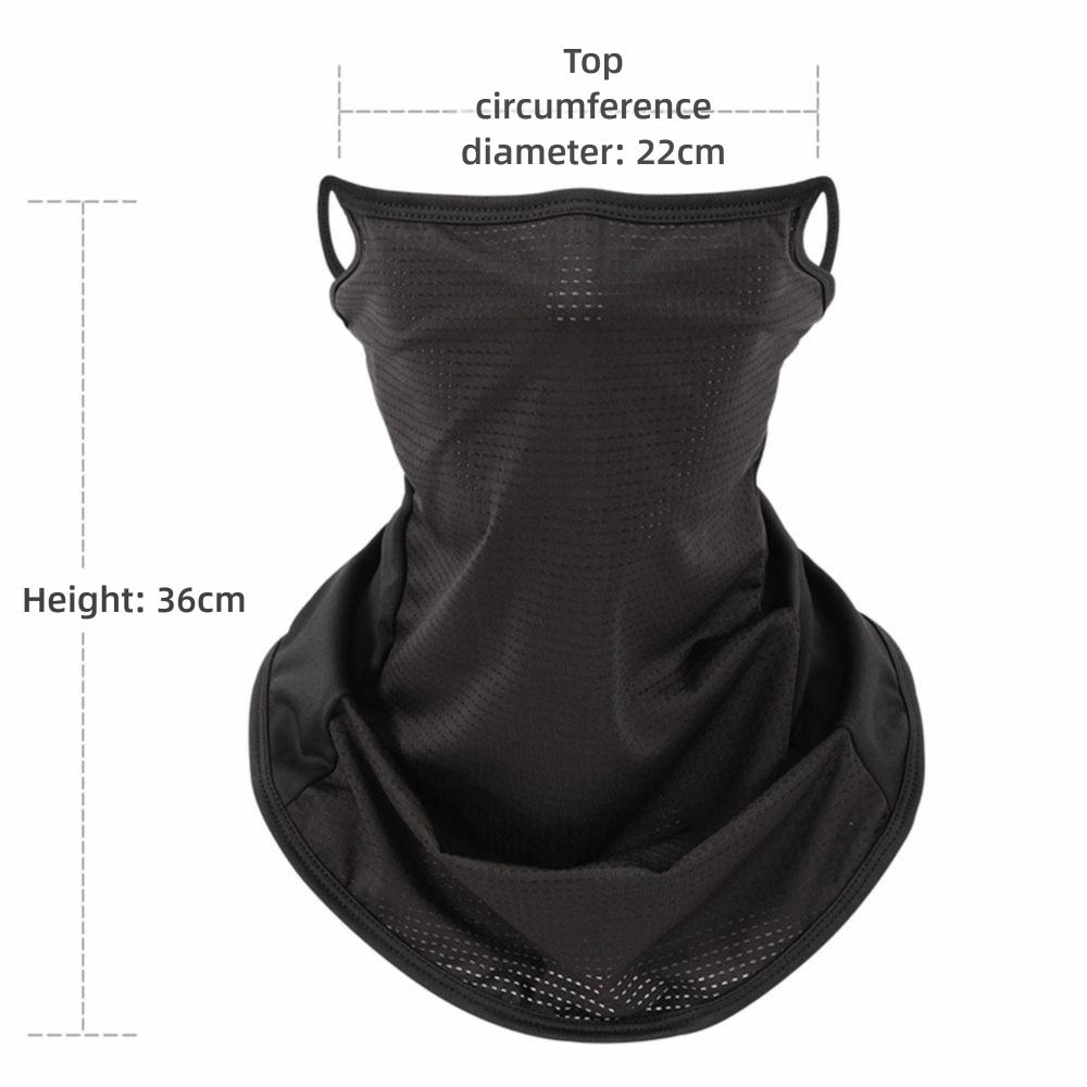 Ear-hanging Outdoor Cycling Neck Cover Breathable Triangle Scarf Riding Face Mask  Men Women