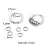 New Men's Trendy Stainless Steel Circle Ear Cuffs - Niche Design