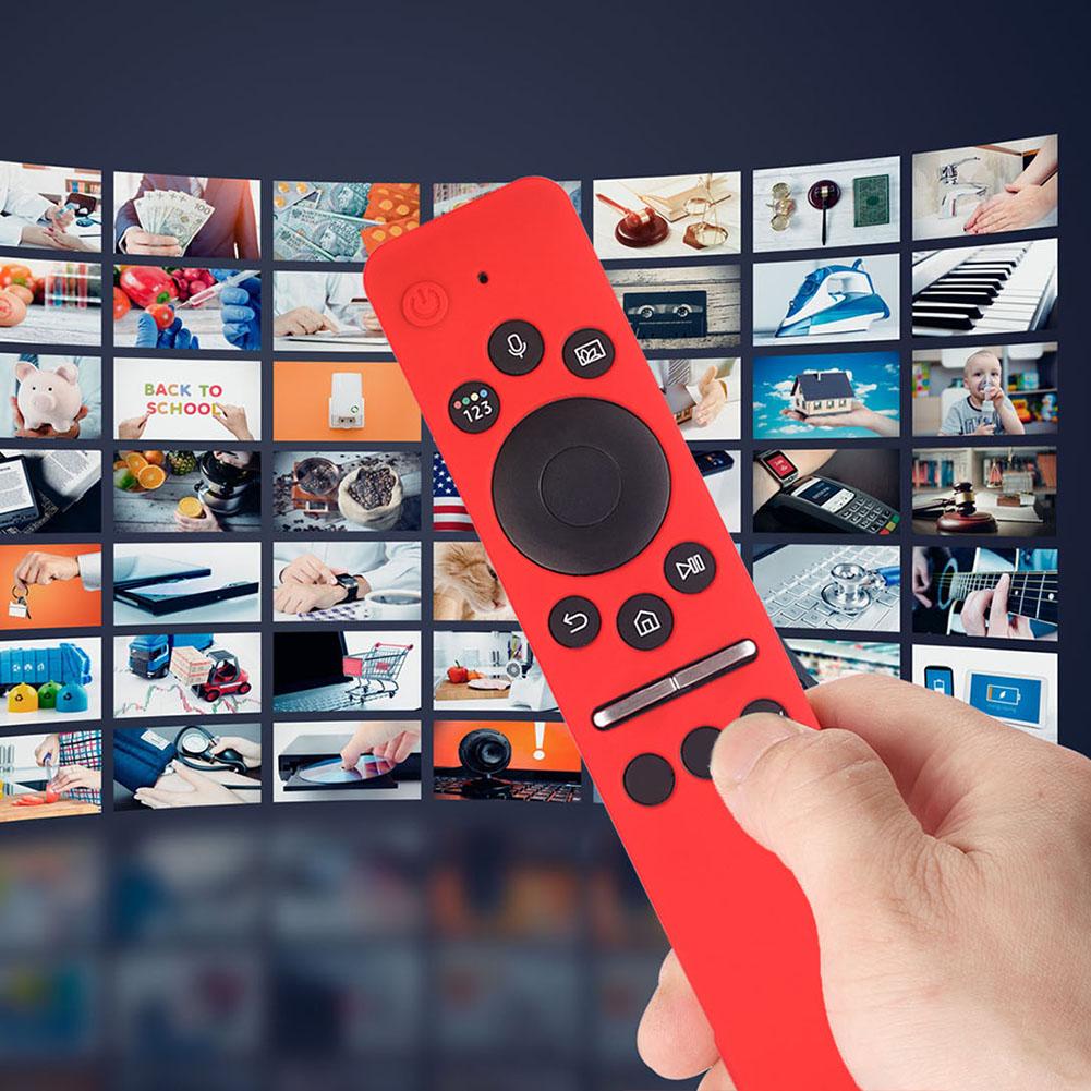 Soft Silicone Protective Sleeves Replacement All Inclusive Remote Control Cover Case Anti Slip for SAMSUNG 01329B 01330A TM1950A