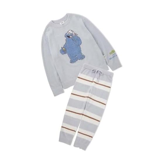 gelato pique [SESAME STREET] HOMME motif JQD pullover & long pants set PMNT245059 Men s