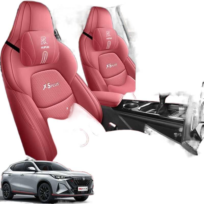 Celoroční potahy a polštářky na autosedačky s plným krytím pro Changan X5 Plus 2026