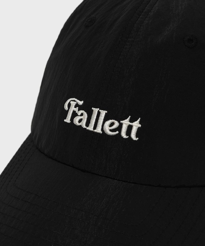 FALLETT Nylon Story Logo Ball Cap Black