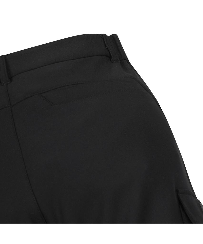 Goldeunbeeo Bonded Fabric Cargo Pants G4Paw25901Bkx