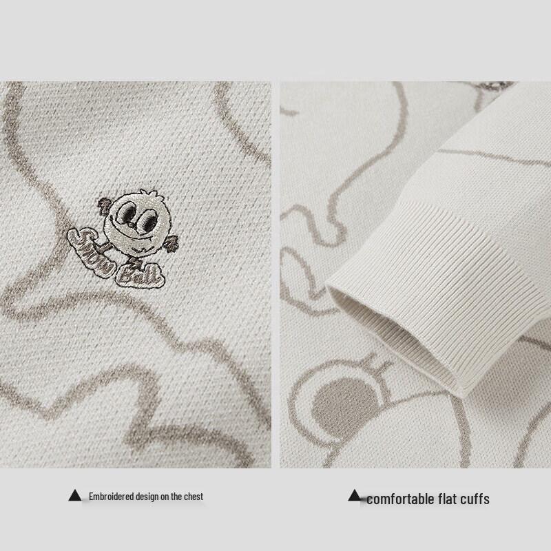 HLA Men's 25 Artist Collaboration Pullover Knit Sweater