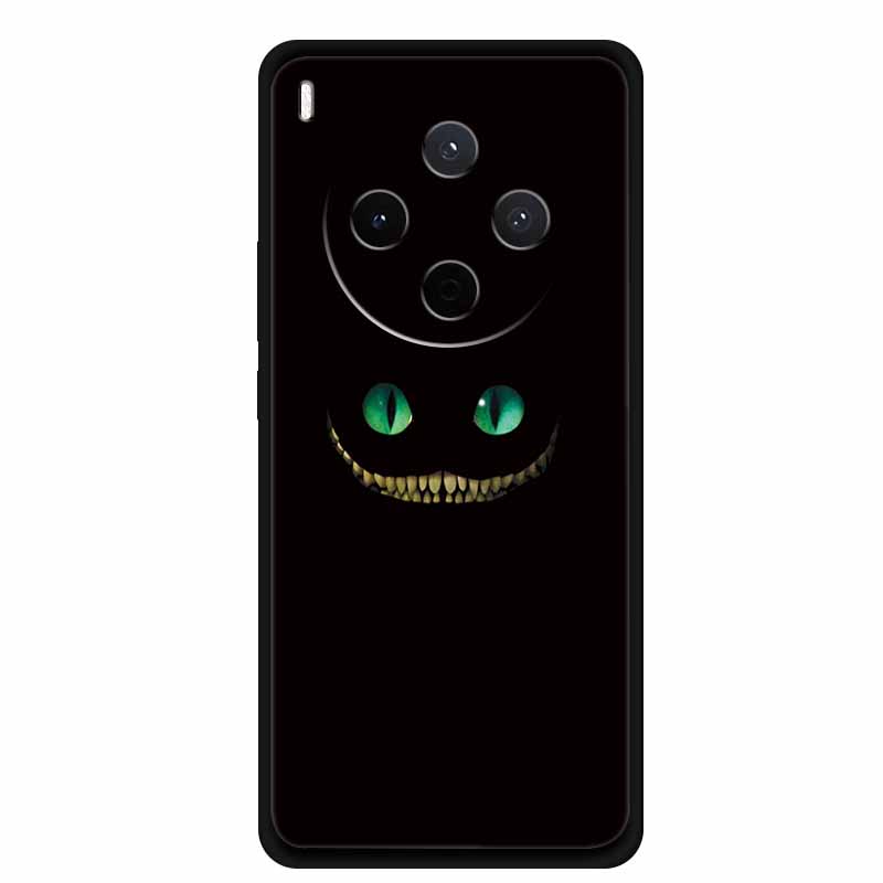 For vivo Y500 Pro 5G Case Flowers Soft Silicone TPU Phone Cases for vivoY500 Pro Shockproof Cool Wolf Animals Protective Cover