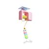 Automatic Cat Teaser Game with Feather And Elastic Rope for Cats
