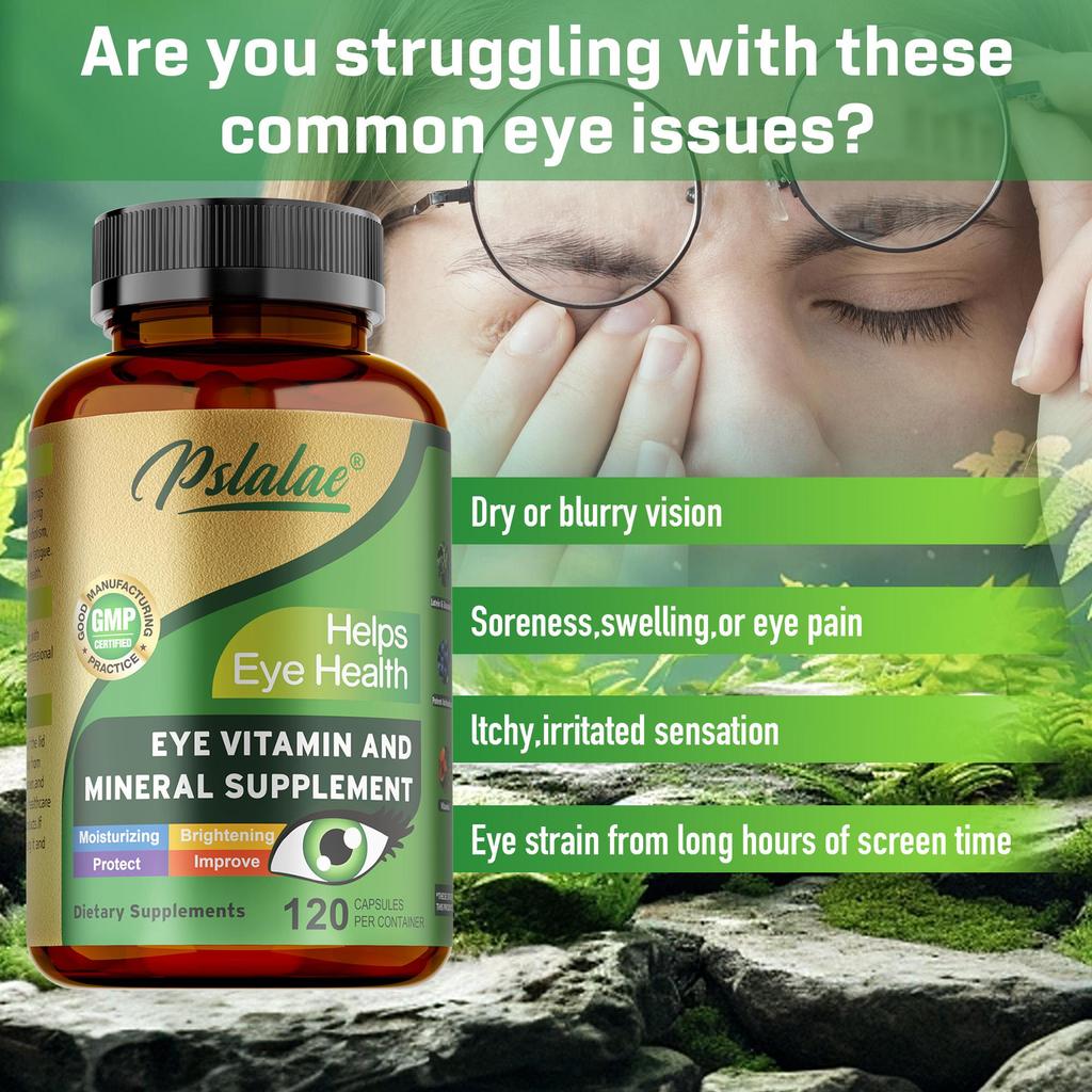 Pslalae - Lutein & Zeaxanthin Complex Capsules - Eye Health