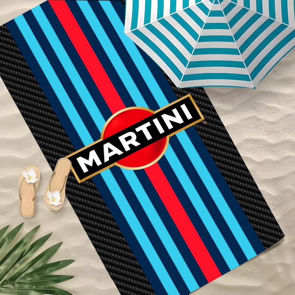 M-Martini Racing Handdoek Polyester Strandlaken Sneldrogend Zandvrij Badhanddoek Voor Zomer Zwembad Reizen Vakantie 100X50CM
