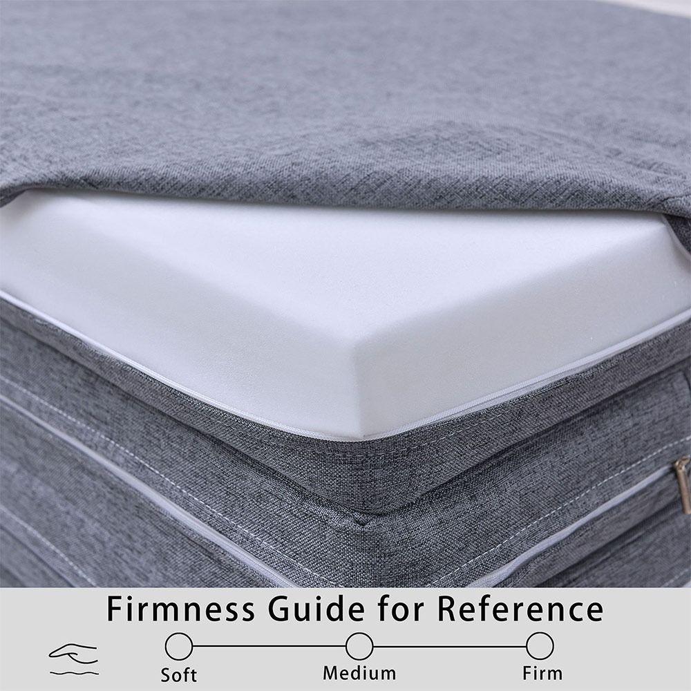 Portable Memory Foam Sponge Mattress Foldable Design Removable Cover Office Nap Mat Memory Foam Mattress Nap Time