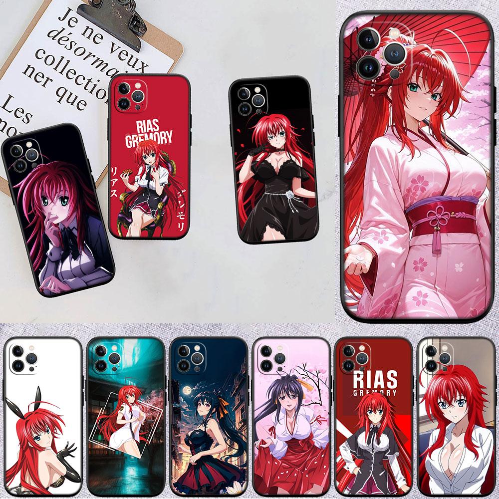 LO84 Rias Gremory Phone Case for Samsung Galaxy A11 A12 A13 A15 A52S A53 A55 A56 A70 A71 A72 A73 F06 F16 F56 S10 Plus S10e