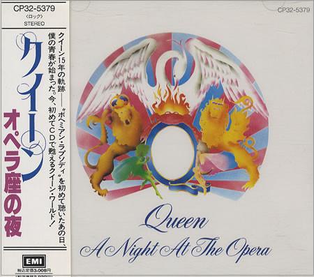 

CD QUEEN - A Night At The Opera CP325379 TRIDENT MUSIC 1989 Япония Рок Б/У