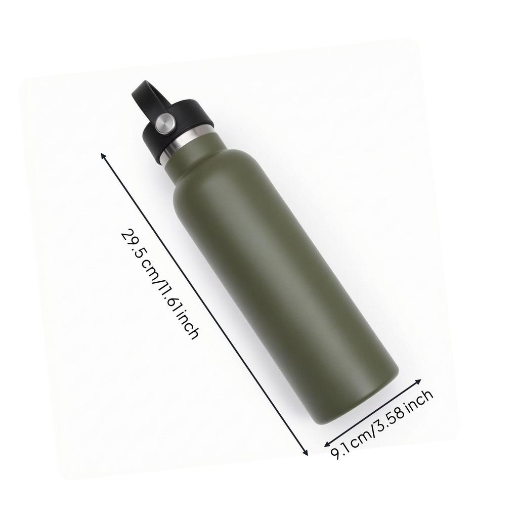 Insulated Water Bottle with Loop Cap Safe Materials for Gym