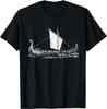 Maglietta Nave Vichinga Guerriero Nordico Regalo Scandinavo Maglietta Unisex