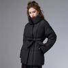 Winter New Cotton-padded Clothes, Stand-up Collar Belt, Thin Women's Loose and Versatile Cotton-padded Jackets, Fashionable Cotton-padded Clothes, Wo