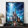 DIY Diamond Painting Castle Cross Stitch Kit Mosaic Art Diamond Painting Full Circle Diamond Home Decoration