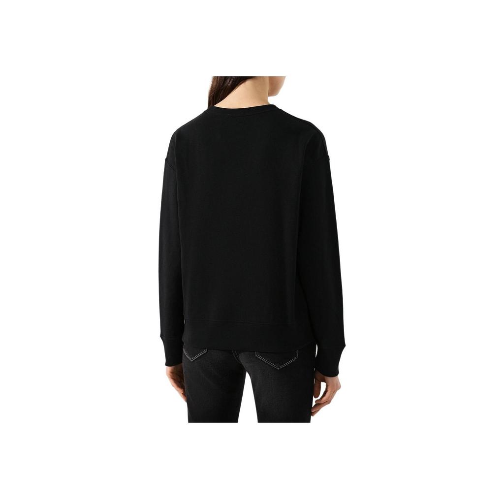 Polo Ralph Lauren Bear Graphic Crewneck Long Sleeve Sweatshirt Women sweatshirt Black 211782886-001