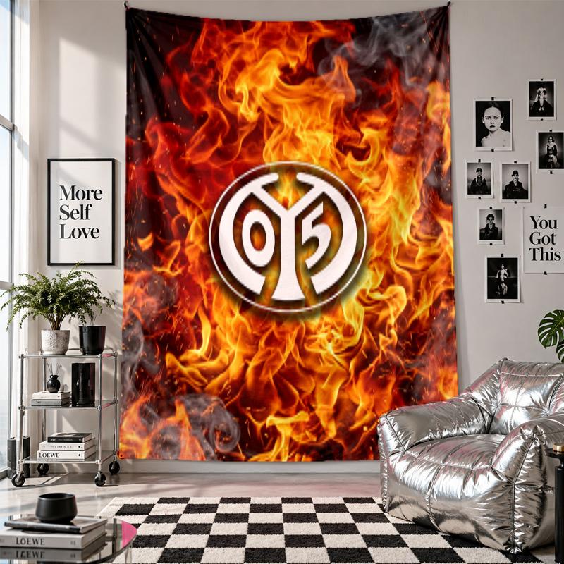 Mainz FC Wall Tapestry Home Decor Wall Hanging Cloth for Bedroom Living Room Background