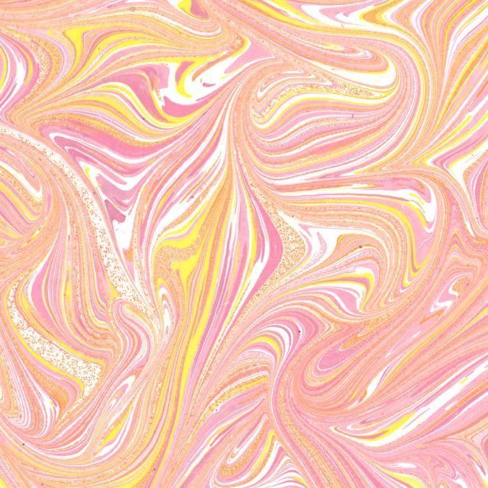 Papier marbré italien Tuti Frutti mauve - Papertree - 50*70cm - 100g