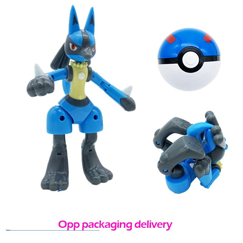18 Style Pokemon Figures Playthings Elf Monsters Ball Figure Pikachu Gengar Pokeball Dragonite Snorlax Pokeball Action Figures Gift