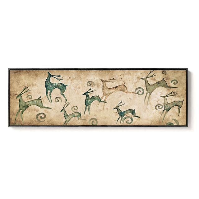 Beautiful Swan Lake Scenery White Swan Wild Horse Living Room Decoration Painting Modern Landscape Painting Sofa Bedroom Bedside