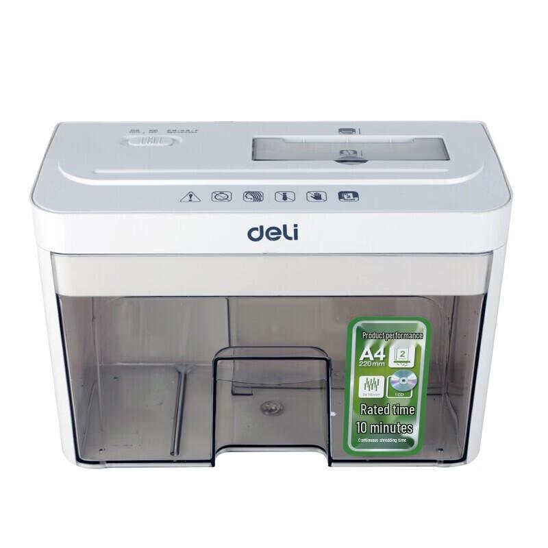 

Deli 9932 Personal Desktop Paper Shredder CN plug (adapter included)