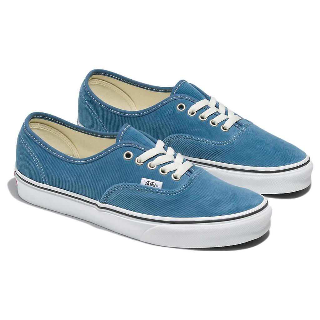 Vans Authentic Corduroy Low-Top Skate Shoes Unisex Sneaker Blue White VN0009PVNVY