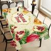 Shana Tova Rechteckiger Tischdecke für Tischdekoration Rosh Hashanah Wabenblätter Küche Esstischdecke Jüdisches Neujahrsdekor