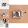 Quality Transparent Hand Cranking Mini Music Box For Christmas And Special Occasions