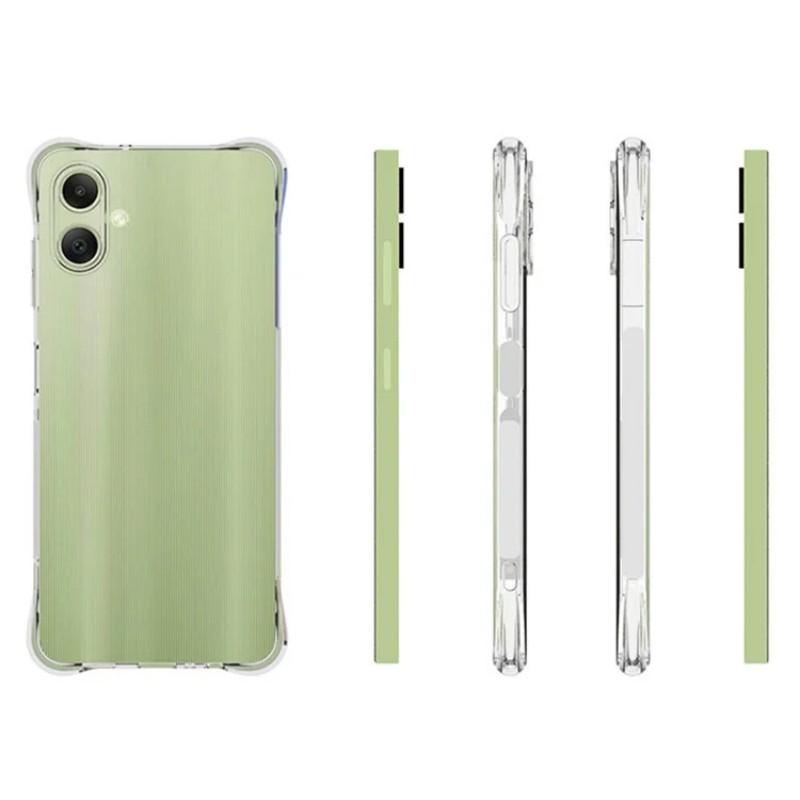 For Samsung Galaxy A06 4G Clear TPU Case WANLONFENG TM Series 2.0mm Phone Back Cover