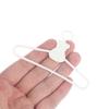 10 Mini Kleiderbügel Weiß Mantel Kleid Puppe Kunststoff Clip Kleiderbügel Für Puppenkleiderschrank