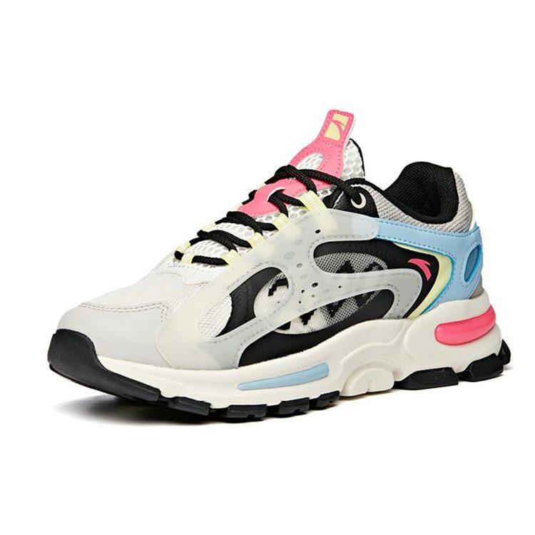 ANTA Life Series Sneakers 'White Black Grey' Women's 122038899-4