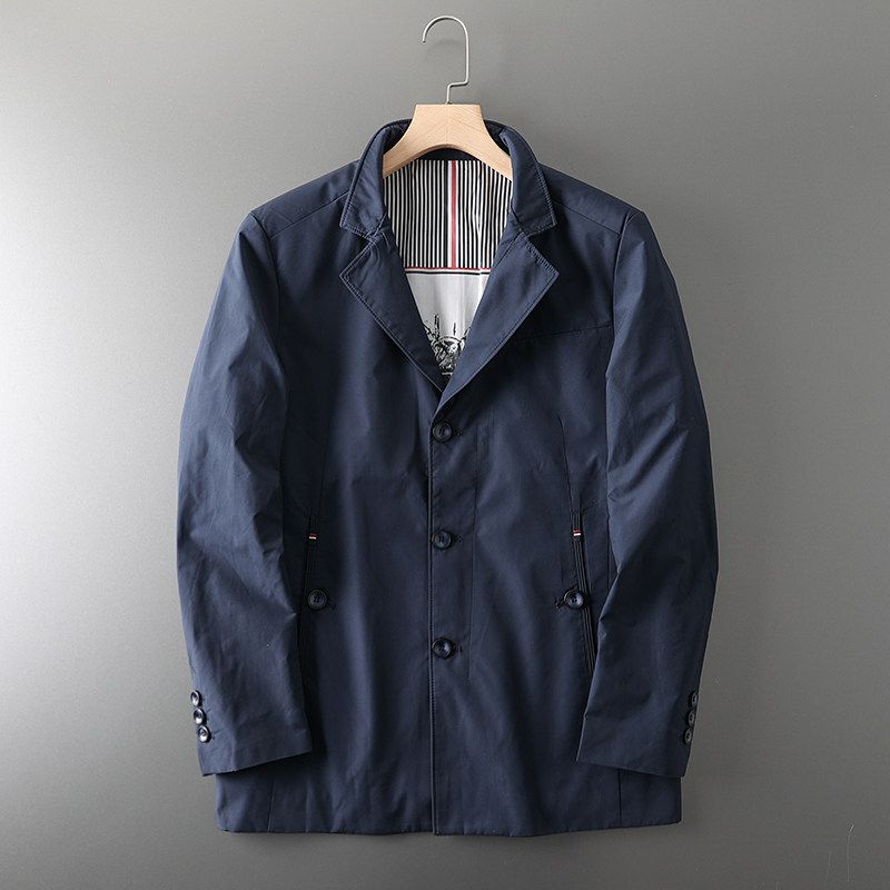 Cattle Goods Handsome Mid Length Long Length Spring Export Original Trench Coat