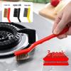 Long Handle Steel Brush for Gas Stove - Strong Stain Removal, Perfect for Cleaning Gaps and Pots