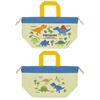 Skater Children's Lunch Box Drawstring Bag Dinosaur Dinosaur Picture Made in Japan KB7-A