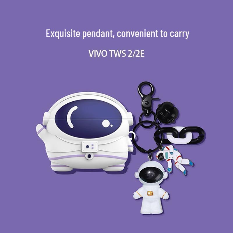 Compatible with vivo TWS 2/2e True Wireless Bluetooth Earbuds Cartoon Protective Case. TWS 2e