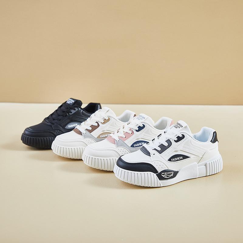 Fashion 2025 Spring New Women's Casual Shoes Korean Edition Fashion Versatile Sneakers Platform Height Increasing Casual Shoes For Women
