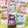 Sanrio Kuromi Water Cup Girls' High Beauty Plastic High Temperature Resistant Cute Double Drink Cup With Straw Square Water Cup