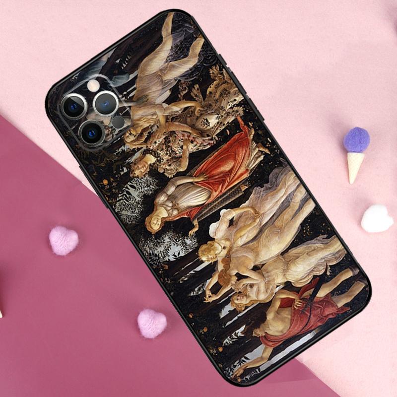 

Renaissance art Painting Phone Case For iPhone 17 Pro Max 11 14 15 16 Pro Max Plus 12 13 Mini 17 Air 16e Back Cover iPhone 13
